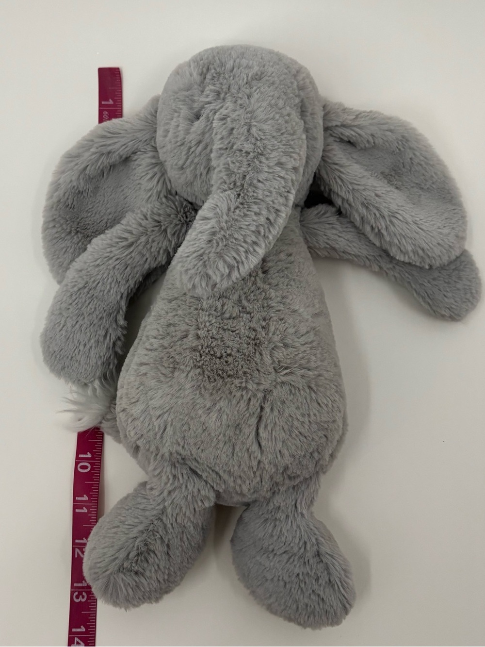 Jellycat Limited Edition Bashful Luxe Plush Gray Elephant Soft Toy - Picture 7 of 7